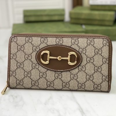 Alternative view of Replica Gucci Horsebit 1955 Zip Around Wallet