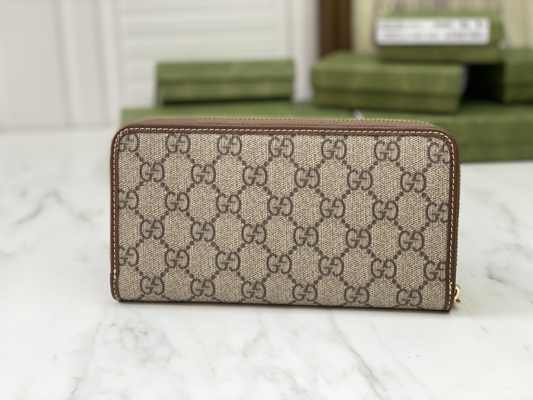 Replica Gucci Horsebit 1955 Zip Around Wallet - Image 3