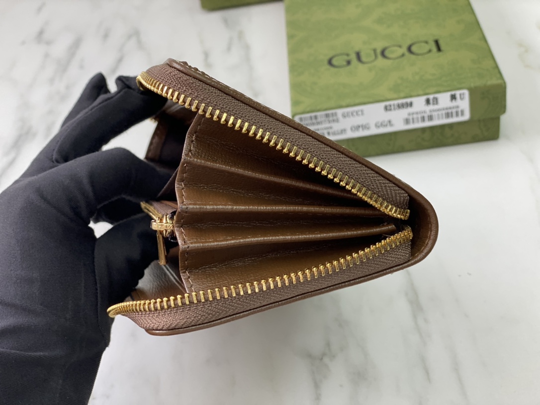 Replica Gucci Horsebit 1955 Zip Around Wallet - Image 6