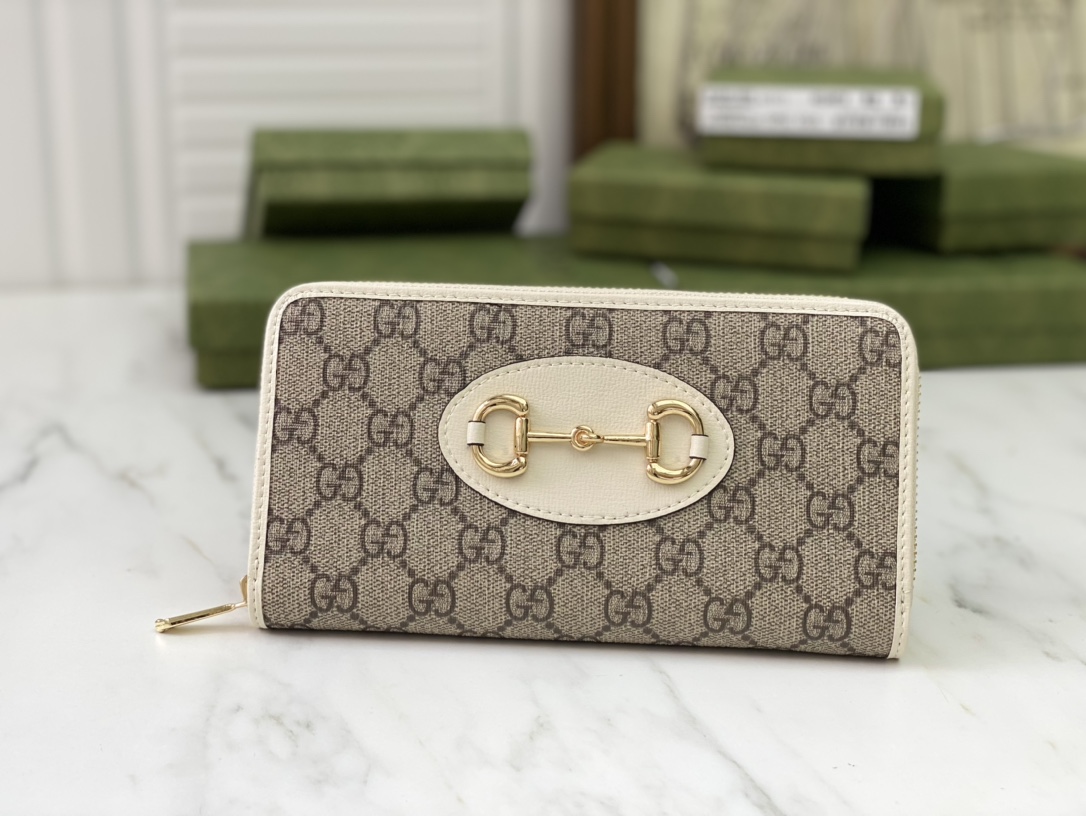 Replica Gucci Horsebit 1955 Zip Around Wallet - Image 7
