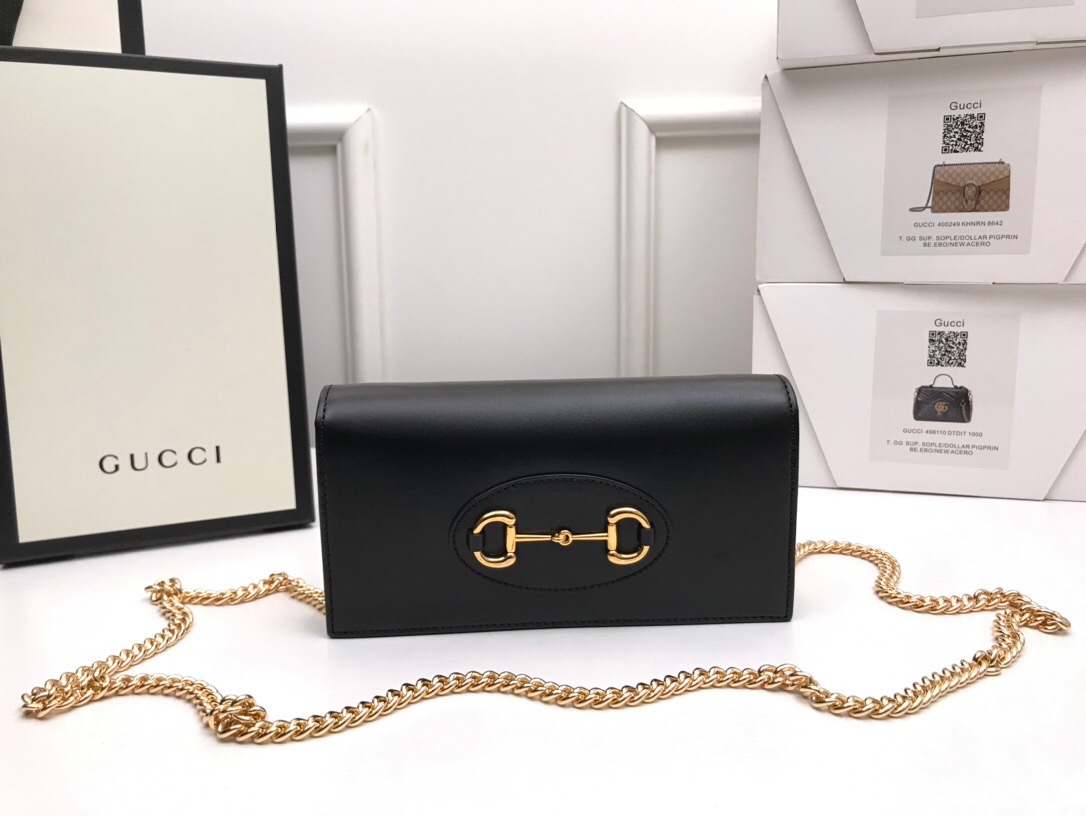 Replica Gucci Horsebit 1955 Wallet With Chain - Image 5