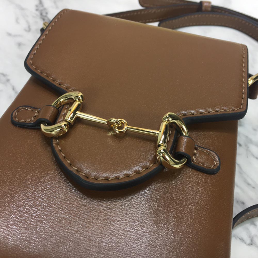 Replica Gucci Horsebit 1955 Mini Bag 625615 Blk/Red/Brown - Image 11