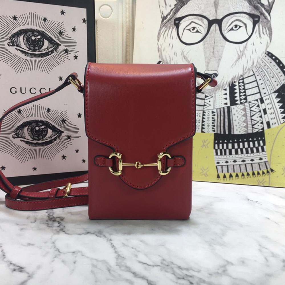 Replica Gucci Horsebit 1955 Mini Bag 625615 Blk/Red/Brown - Image 13