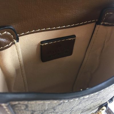 Alternative view of Replica Gucci Horsebit 1955 Mini Bag 625615