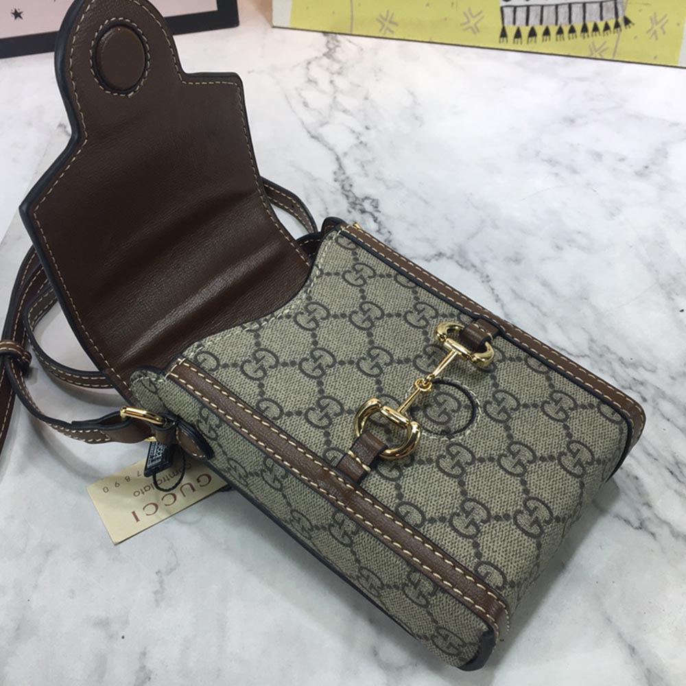 Replica Gucci Horsebit 1955 Mini Bag 625615 - Image 3
