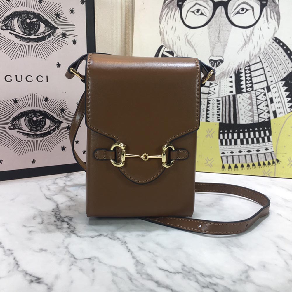 Replica Gucci Horsebit 1955 Mini Bag 625615 Blk/Red/Brown - Image 9