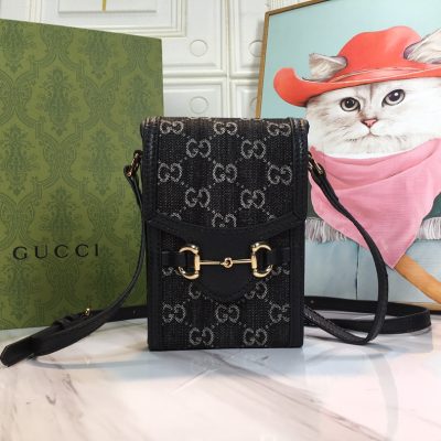 Replica Gucci Double G Horsebit 1955 Mini Bag