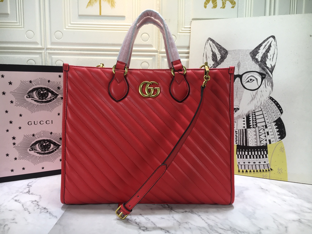 Replica Gucci Aaa-Marmont Medium Tote Bag - Image 5