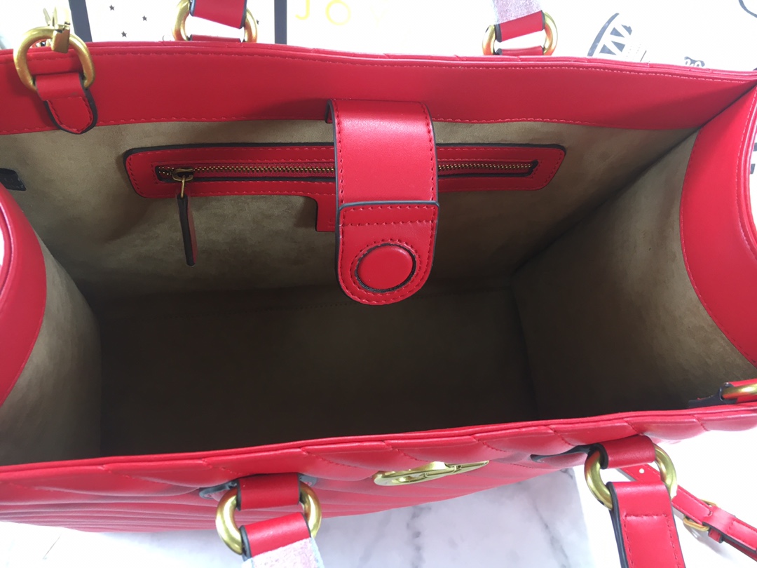 Replica Gucci Aaa-Marmont Medium Tote Bag - Image 8