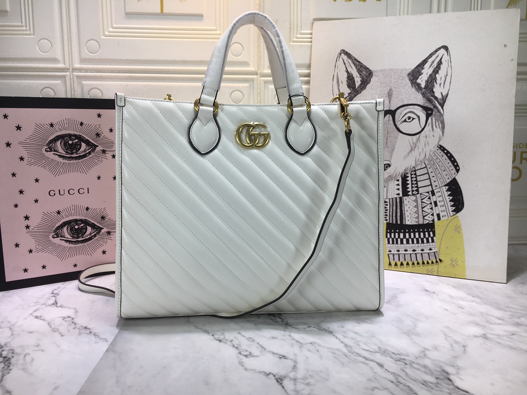 Replica Gucci Aaa-Marmont Medium Tote Bag - Image 9