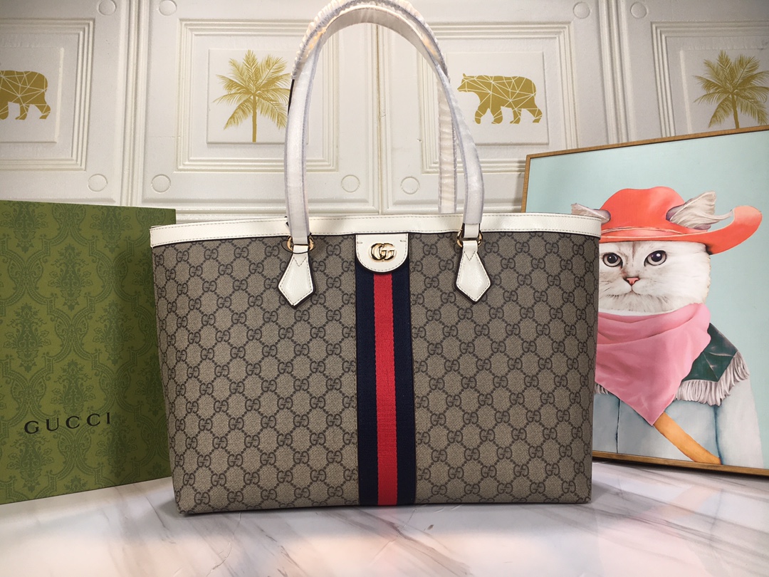 Replica Gucci Ophidia Medium Tote With Web
