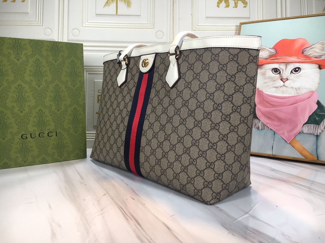 Replica Gucci Ophidia Medium Tote With Web - Image 3