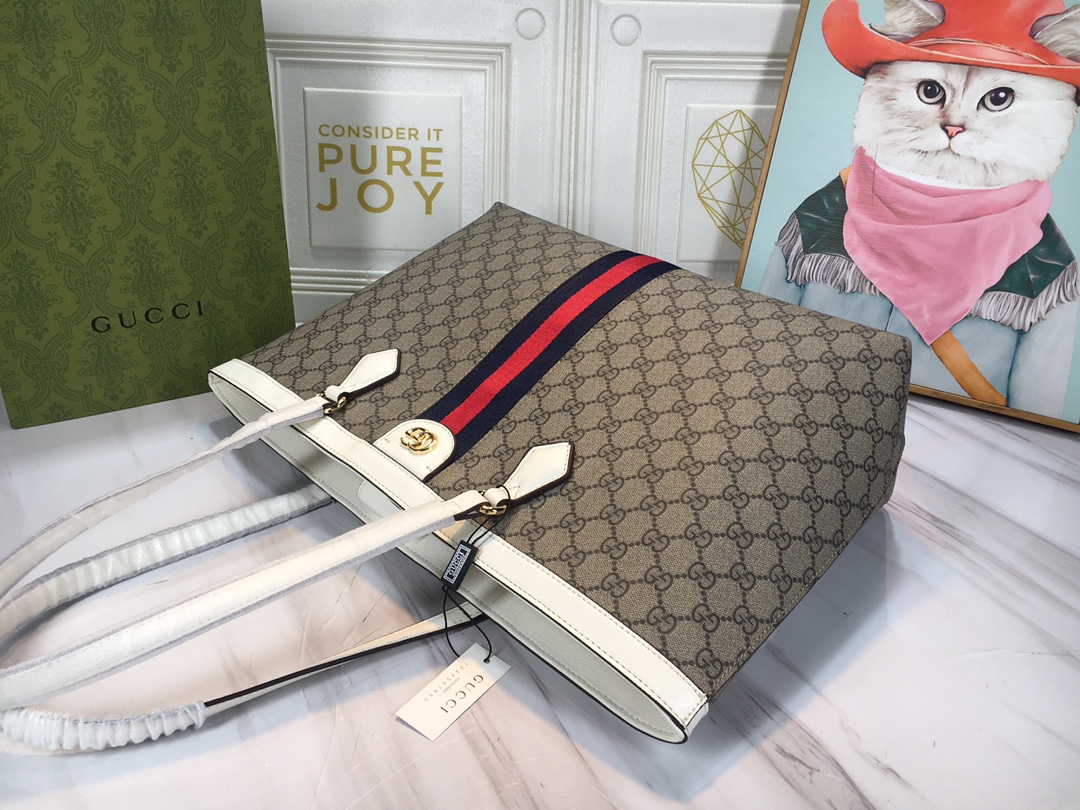 Replica Gucci Ophidia Medium Tote With Web - Image 5