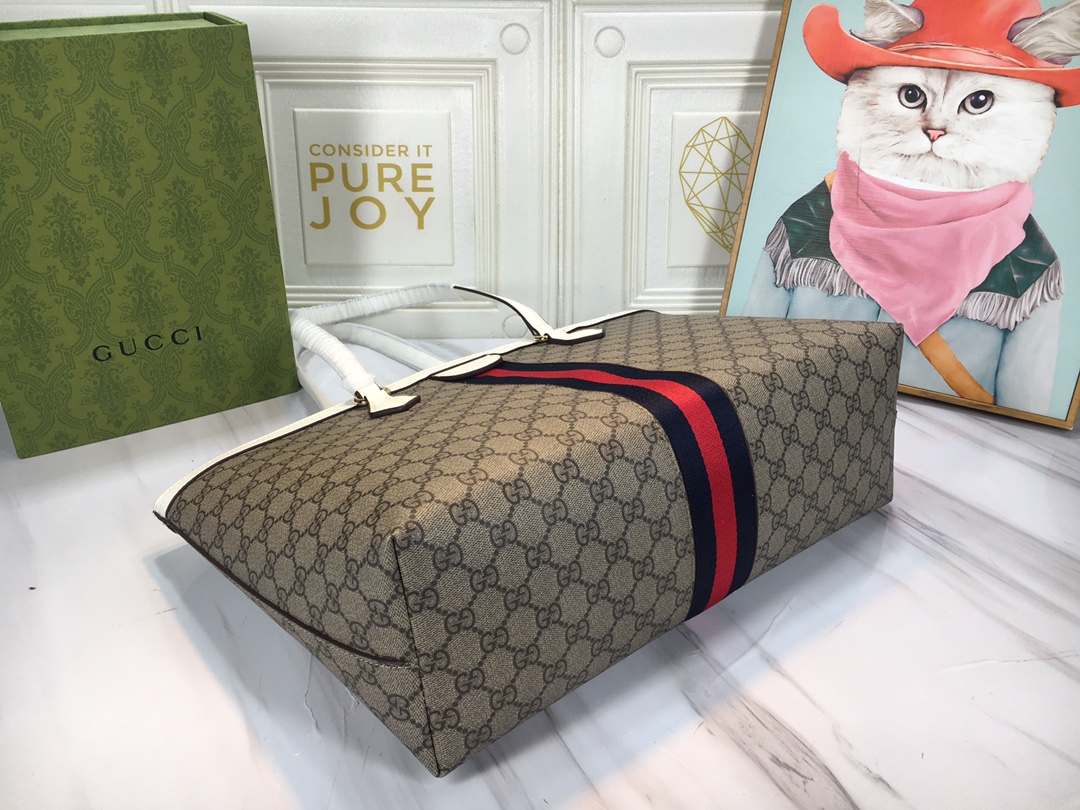 Replica Gucci Ophidia Medium Tote With Web - Image 6