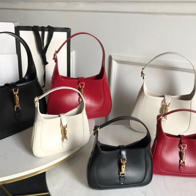 Replica Gucci Jackie 1961 Mini Shoulder Bag 637092 Black/White/Red
