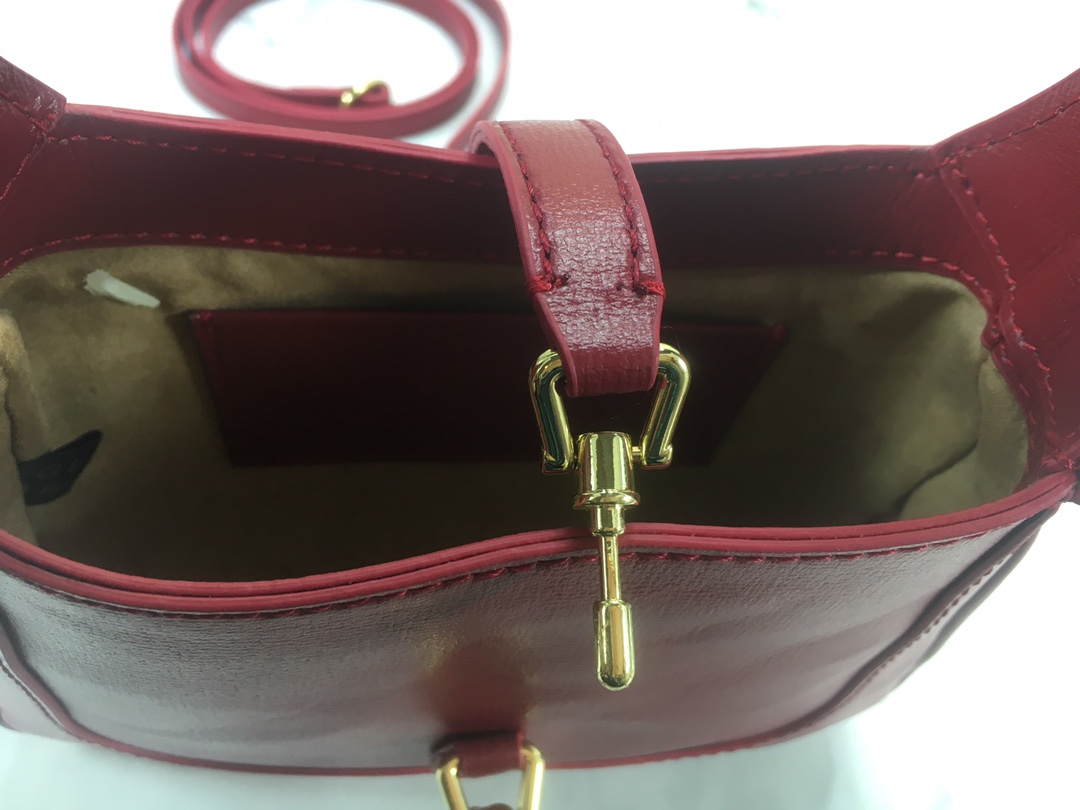 Replica Gucci Jackie 1961 Mini Hobo Bag 637092 Solid - Image 15