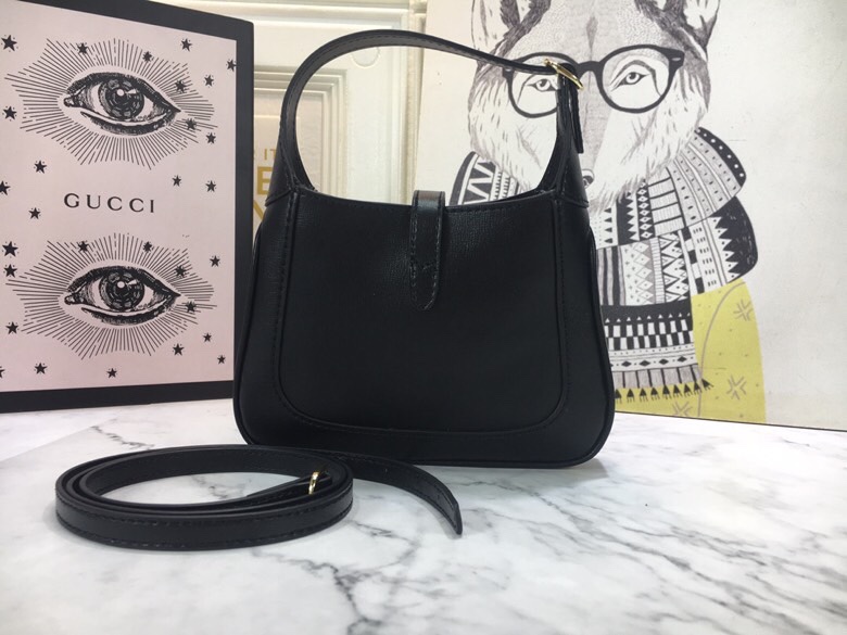 Replica Gucci Jackie 1961 Mini Hobo Bag 637092 Solid - Image 9