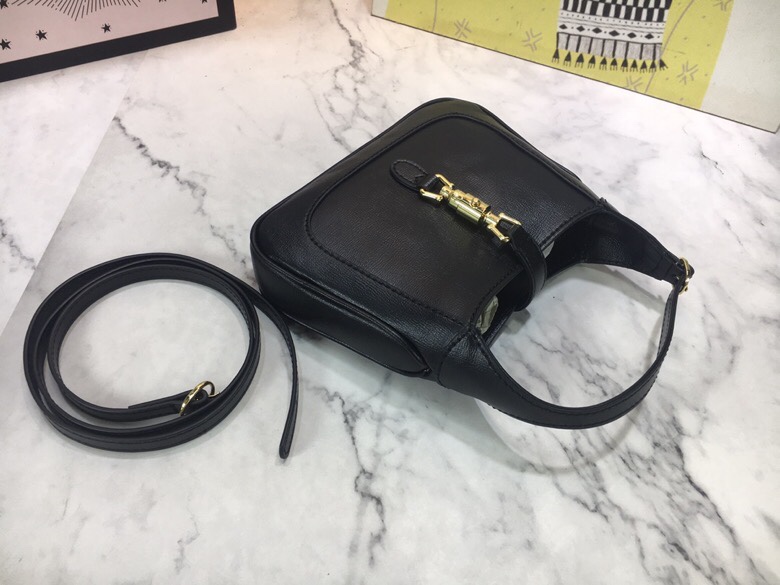 Replica Gucci Jackie 1961 Mini Hobo Bag 637092 Solid - Image 8