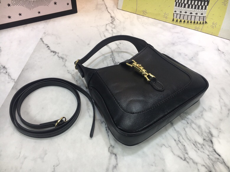 Replica Gucci Jackie 1961 Mini Hobo Bag 637092 Solid - Image 7