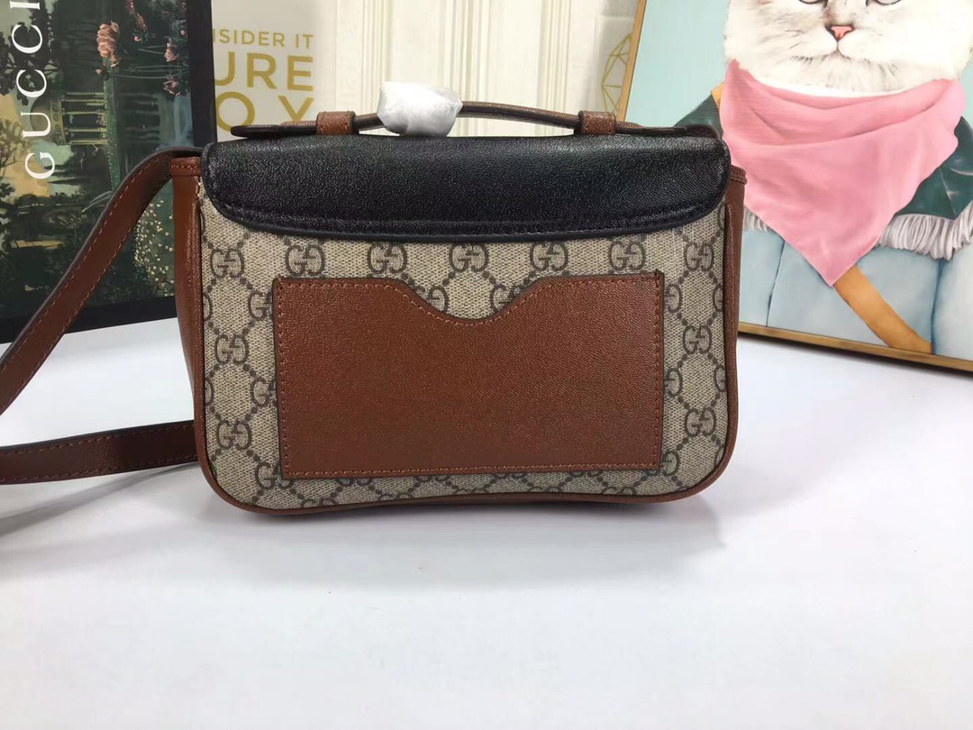 Replica Gucci Padlock Mini Bag Black/White - Image 2