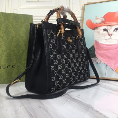 Alternative view of Replica Gucci Diana Jumbo Gg Small Tote Bag 660195
