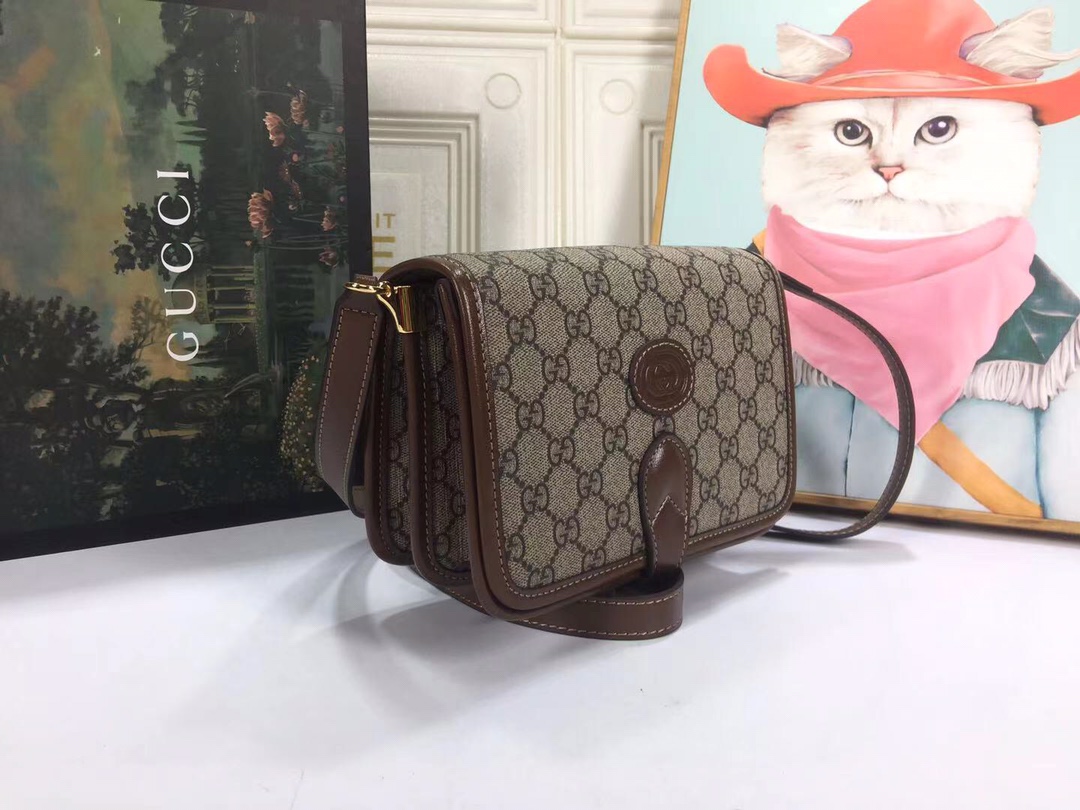 Replica Gucci Mini Shoulder Bag With Interlocking G - Image 2