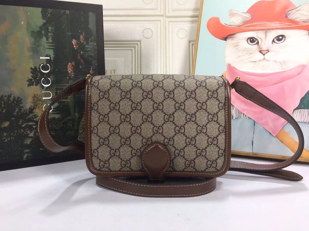 Replica Gucci Mini Shoulder Bag With Interlocking G - Image 7