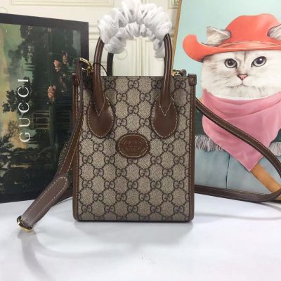 Replica Gucci Mini Tote Bag With Interlocking G