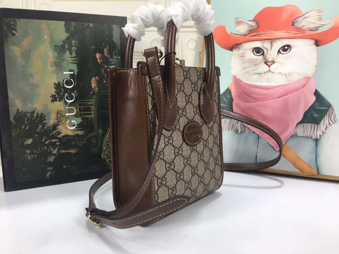 Replica Gucci Mini Tote Bag With Interlocking G - Image 2