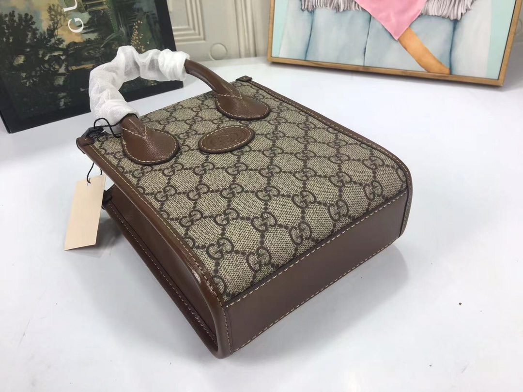 Replica Gucci Mini Tote Bag With Interlocking G - Image 6