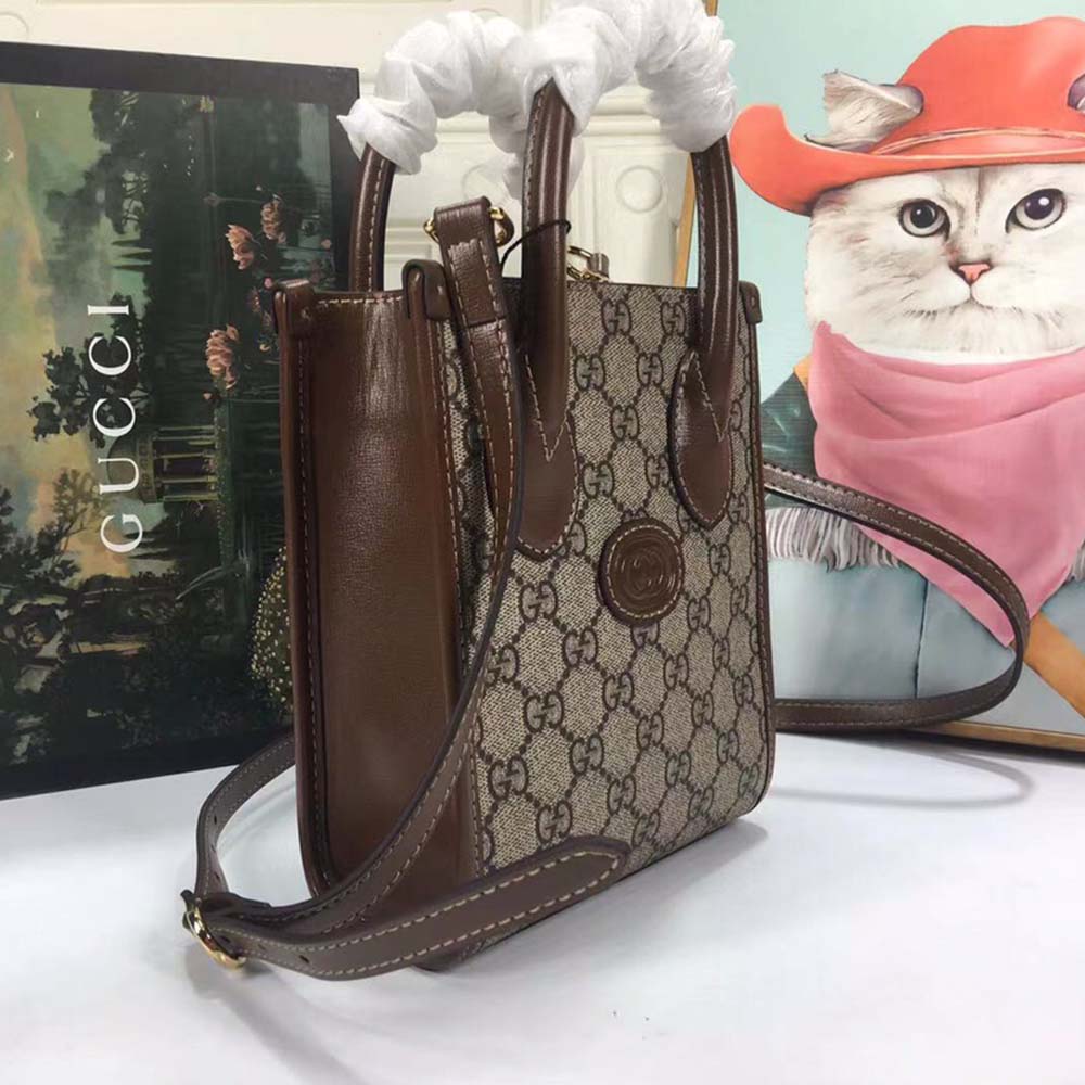 Replica Gucci Mini Tote Bag With Interlocking G 671623 - Image 9