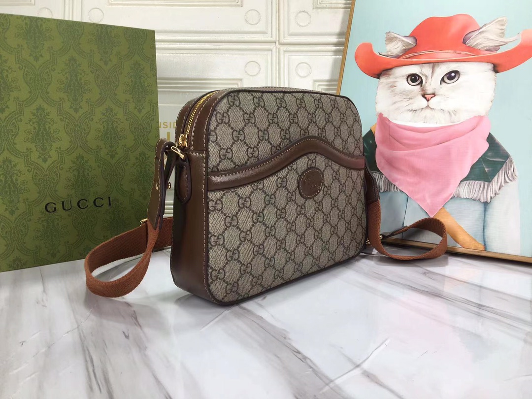 Replica Gucci Messenger Bag With Interlocking G 675891 - Image 2