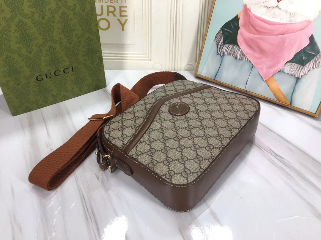 Replica Gucci Messenger Bag With Interlocking G 675891 - Image 6