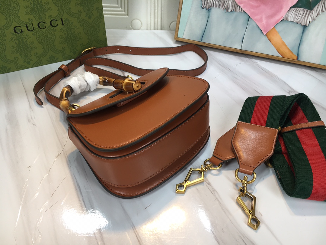 Replica Gucci Double G Bamboo 1947 Mini Top Handle Bag - Image 15