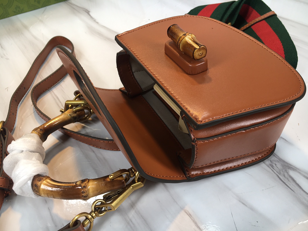 Replica Gucci Double G Bamboo 1947 Mini Top Handle Bag - Image 16