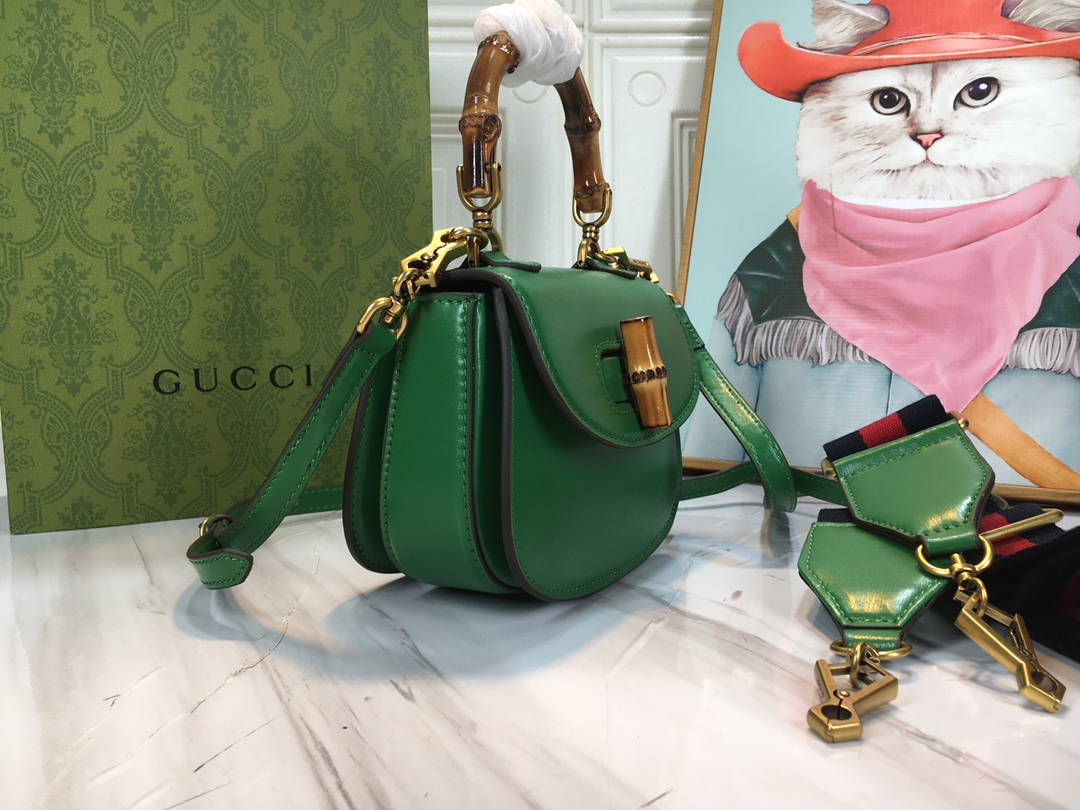 Replica Gucci Double G Bamboo 1947 Mini Top Handle Bag - Image 18