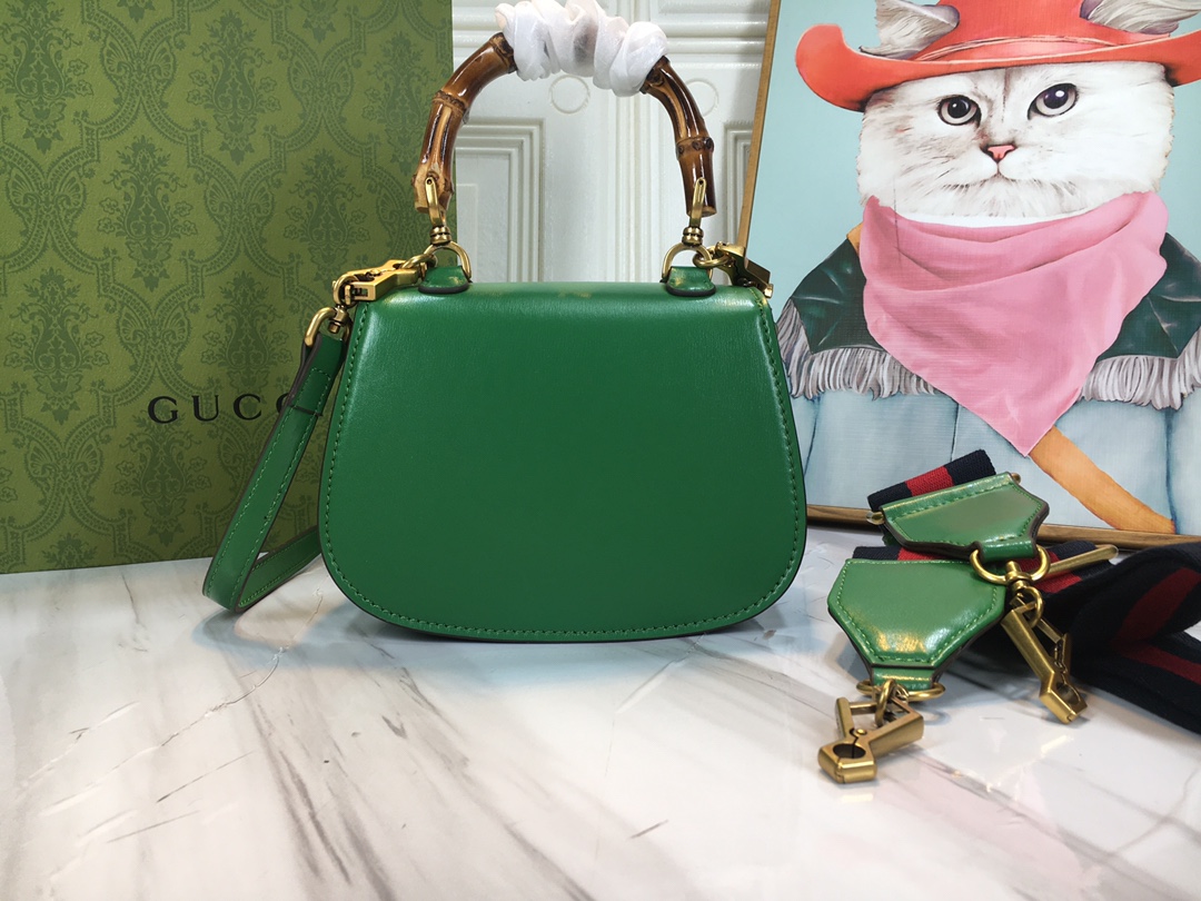 Replica Gucci Double G Bamboo 1947 Mini Top Handle Bag - Image 19