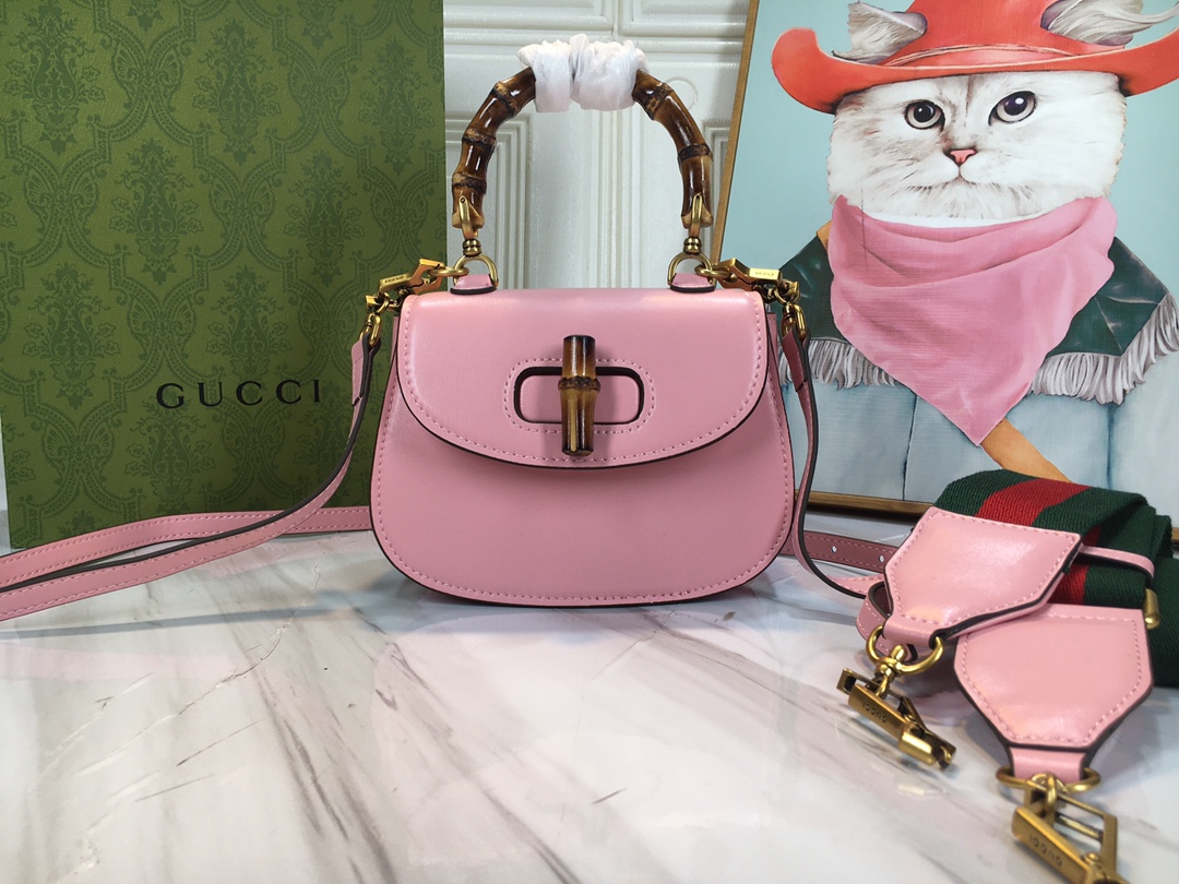 Replica Gucci Double G Bamboo 1947 Mini Top Handle Bag - Image 22