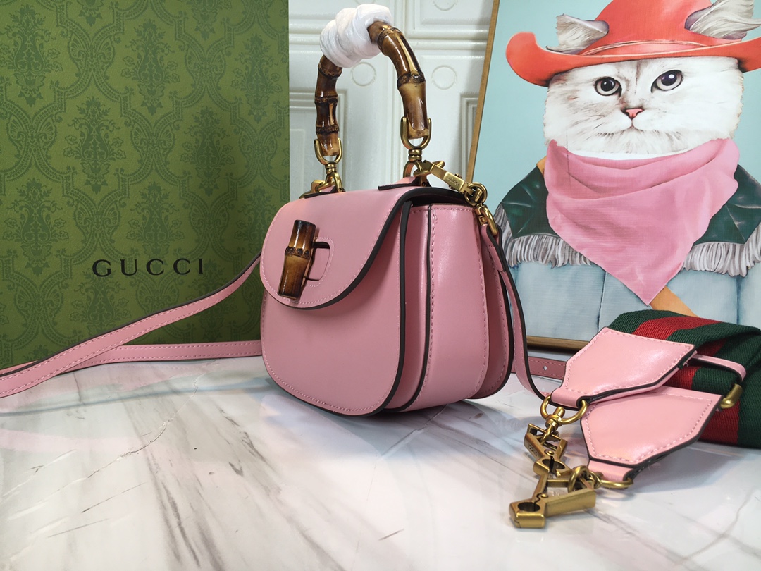 Replica Gucci Double G Bamboo 1947 Mini Top Handle Bag - Image 23