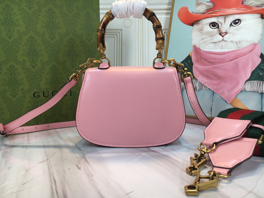 Replica Gucci Double G Bamboo 1947 Mini Top Handle Bag - Image 24