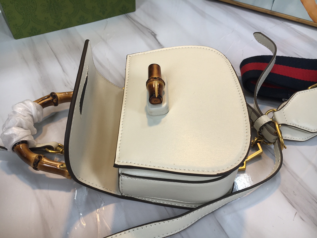 Replica Gucci Double G Bamboo 1947 Mini Top Handle Bag - Image 5