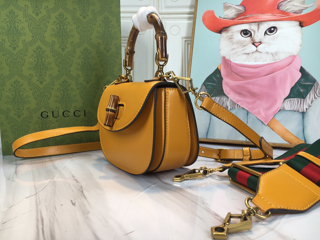 Replica Gucci Double G Bamboo 1947 Mini Top Handle Bag - Image 8