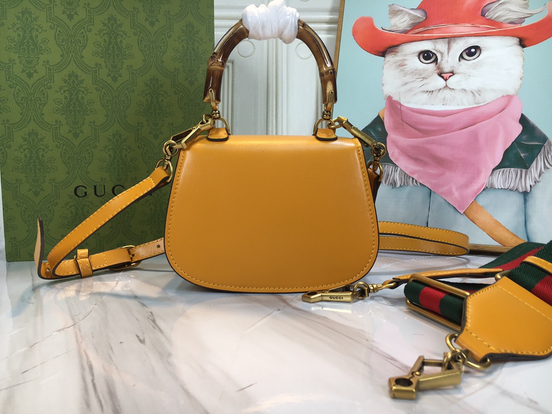 Replica Gucci Double G Bamboo 1947 Mini Top Handle Bag - Image 9