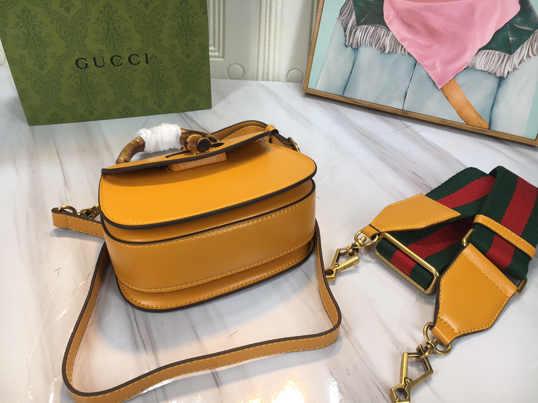 Replica Gucci Double G Bamboo 1947 Mini Top Handle Bag - Image 10