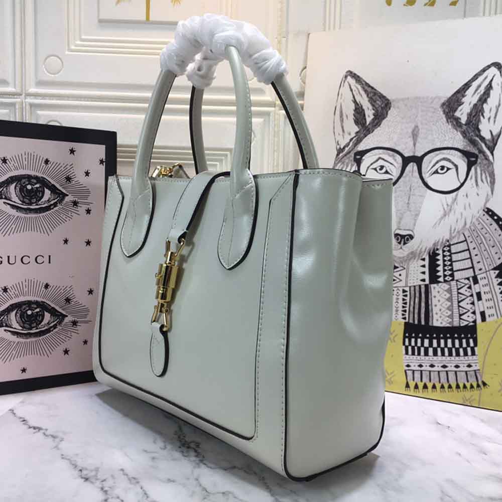 Replica Gucci Jackie 1961 Large Tote Bag 649015 Red/Black/Grey - Image 10