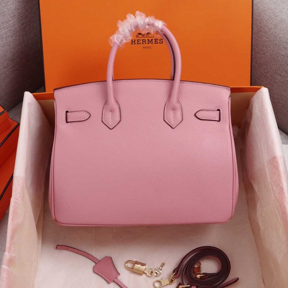 Best Replicas Bags - Hermes AAA-Birkin 25/30/35 Bag BLACK/WHITE/PINK Top Quality Louis Vuitton LV Replica Bags On Sales