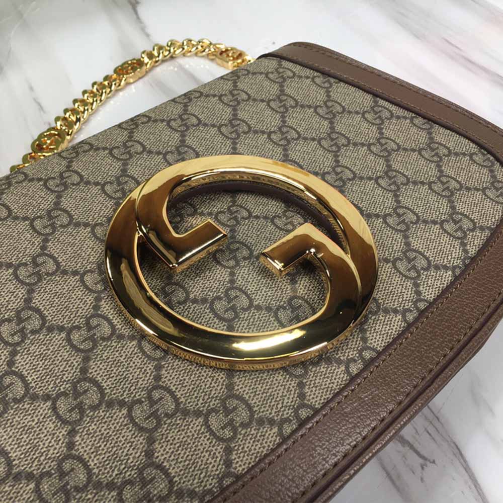 Replica Gucci Blondie Shoulder Bag Brown/Red - Image 6