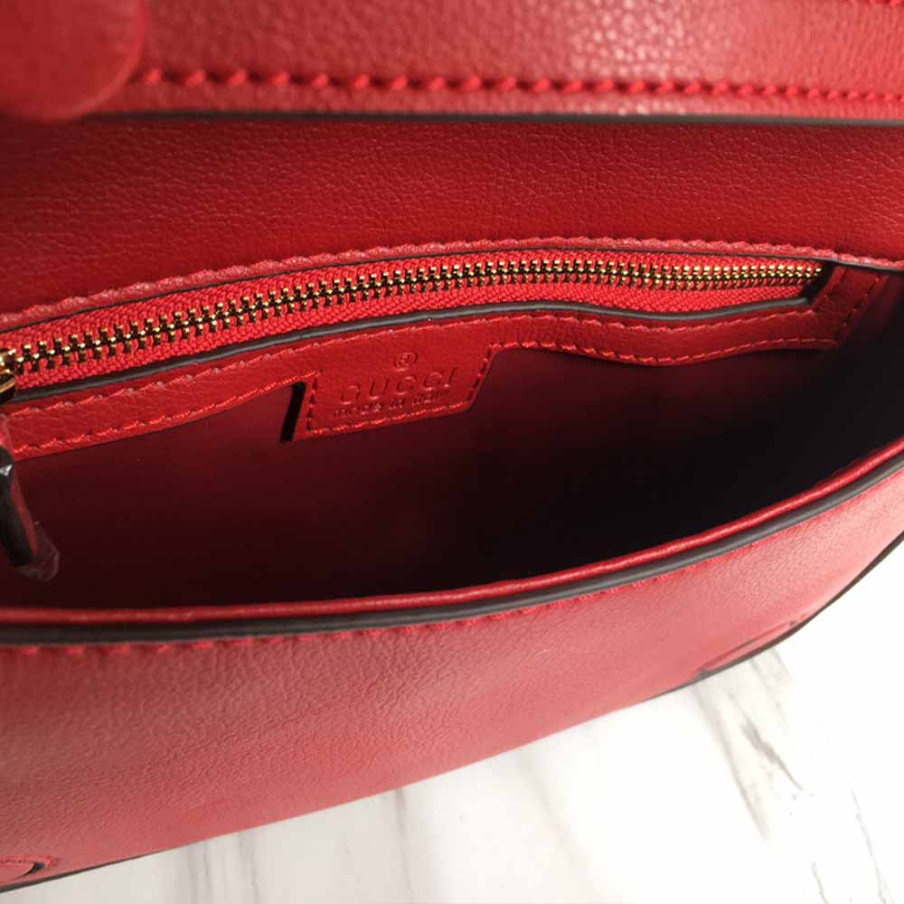 Replica Gucci Blondie Shoulder Bag Brown/Red - Image 15