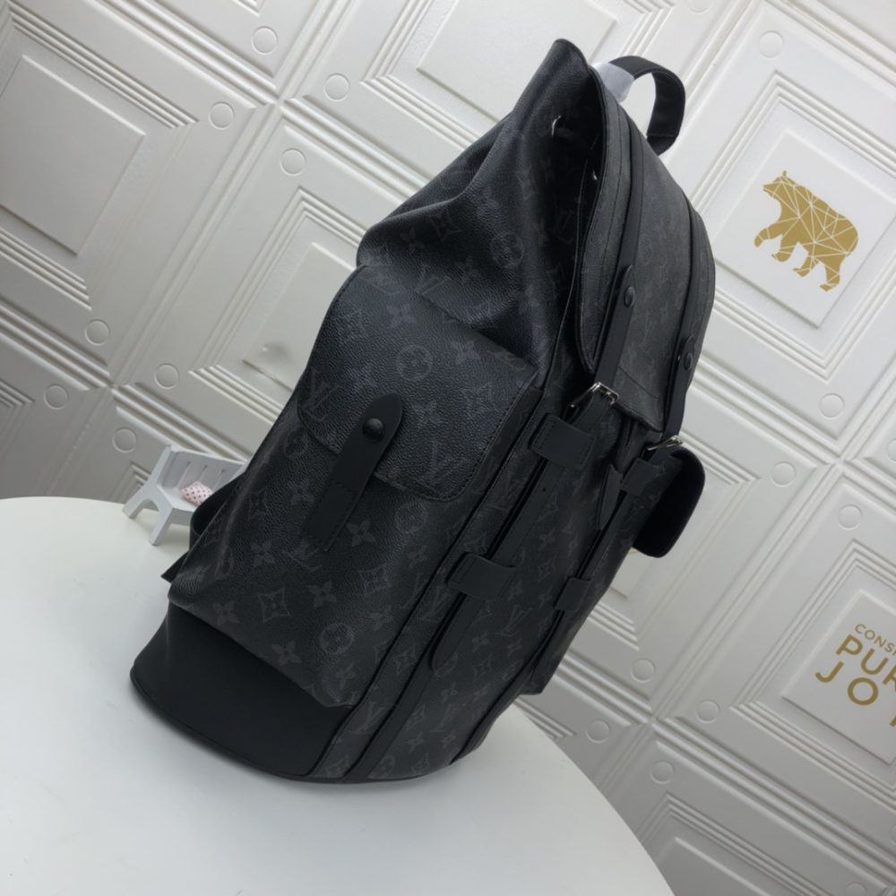 Best Replicas Bags - Louis Vuitton AAA-CHRISTOPHER PM M43735 Mono Black Top Quality Louis Vuitton LV Replica Bags On Sales