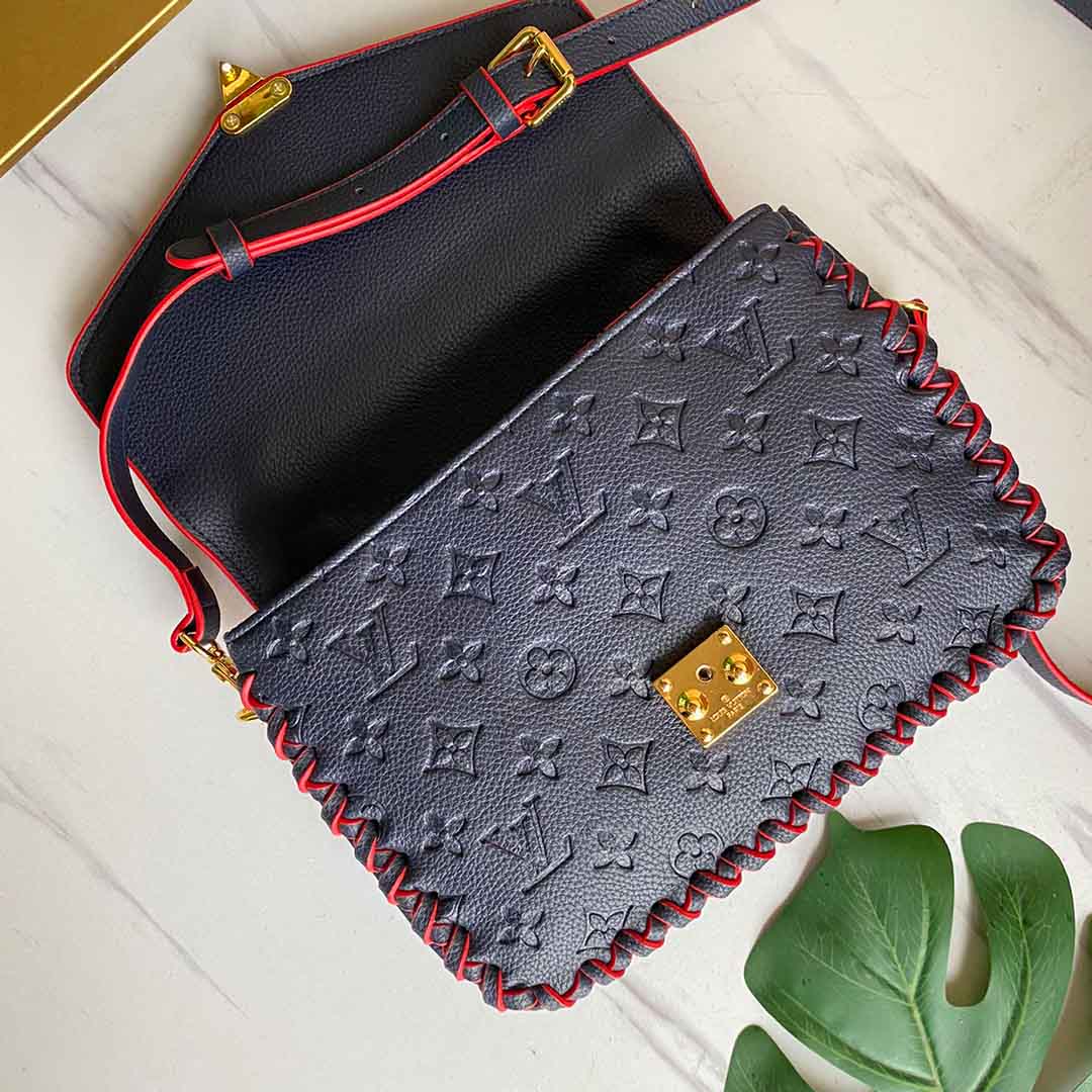Replica Louis Vuitton Pochette Metis M44881 Navy Blue/Beige/White - Image 8